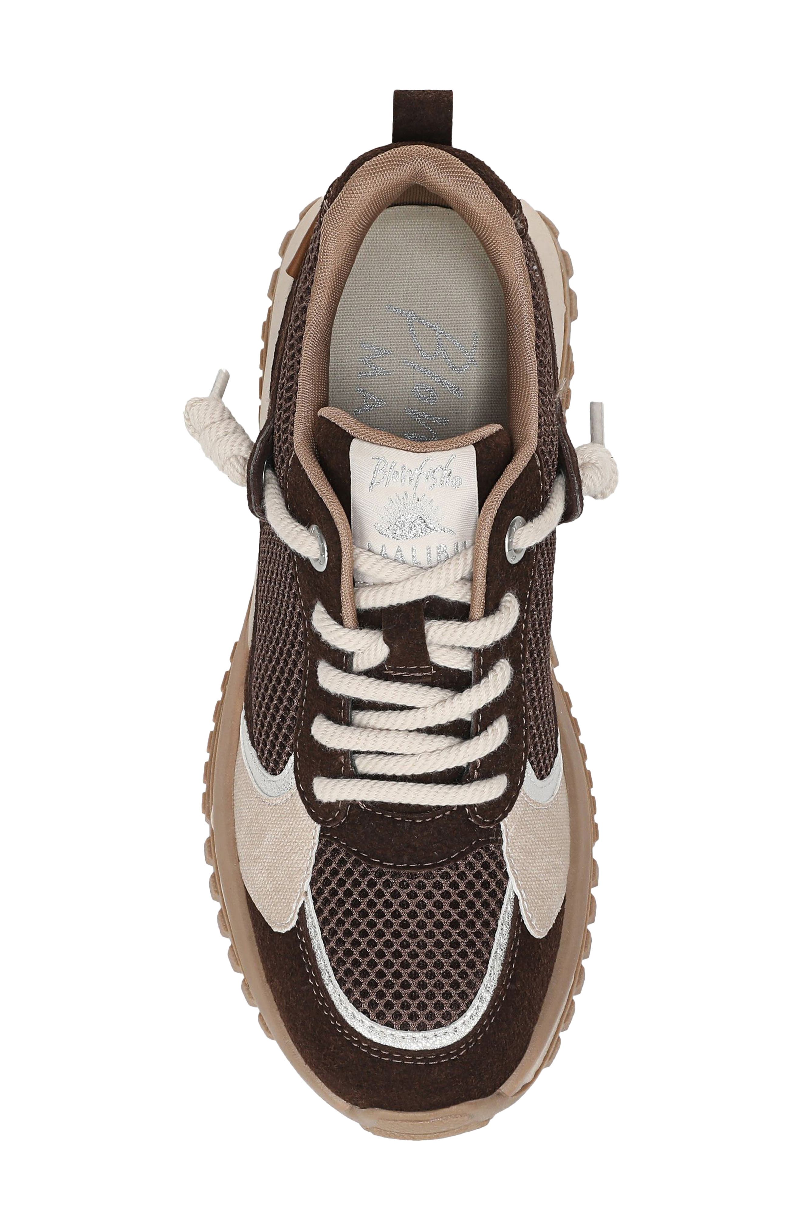 Blowfish Malibu Leotina Sneaker, Alternate, color, Espresso Brown Faux Suede
