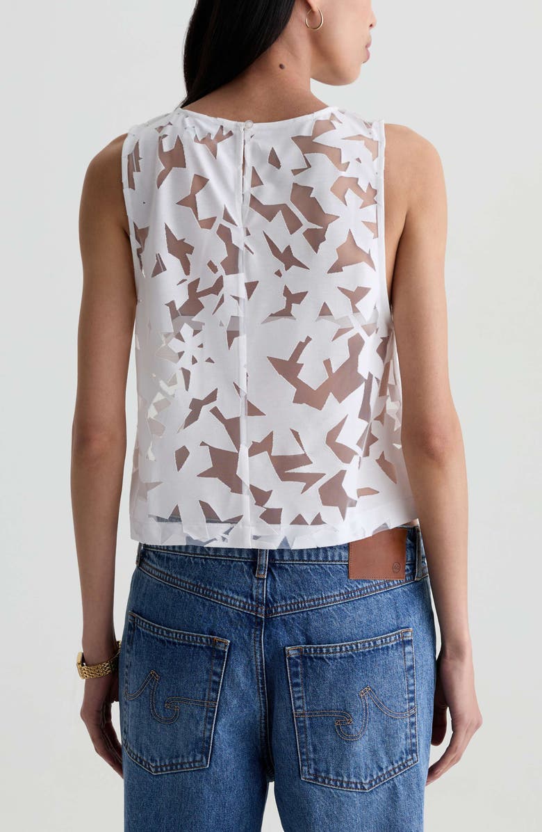 AG Emilee Sheer Sleeveless Top, Alternate, color,