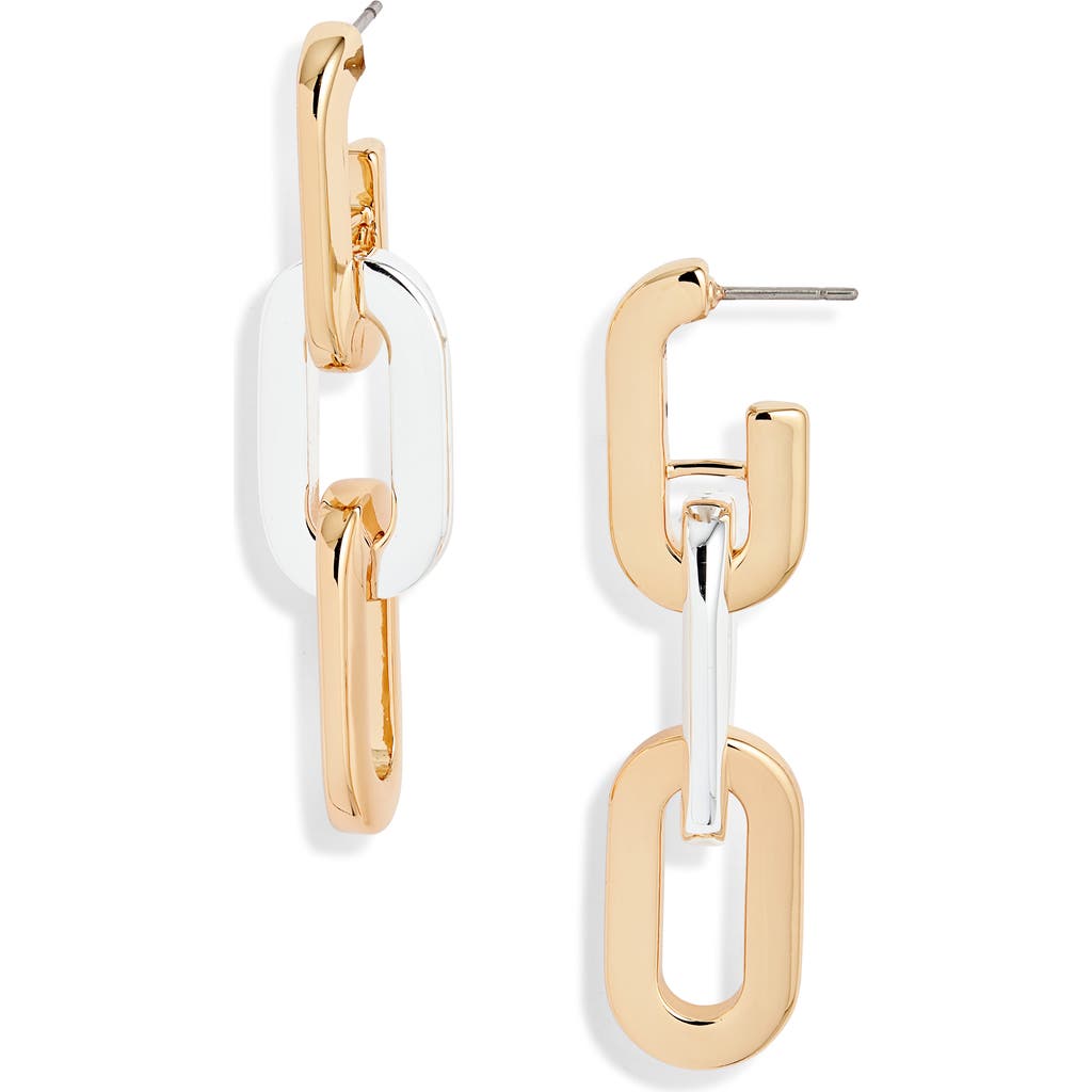 Jenny Bird Toni Mixed Metal Link Drop Earrings