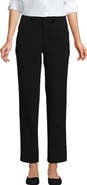 Lands' End Mid Rise Classic Straight Leg Chino Ankle Pants