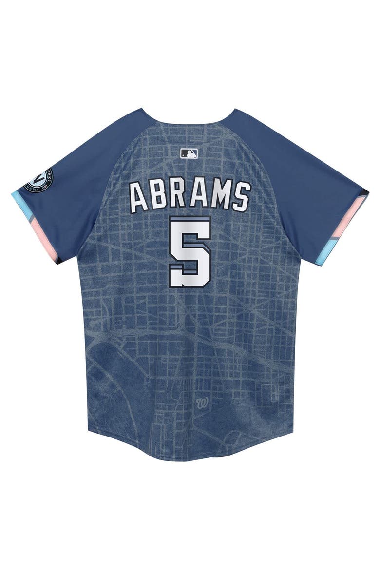Preschool Nike CJ Abrams Blue Washington Nationals City Connect 2025 Limited Jersey, Alternate, color, Blue