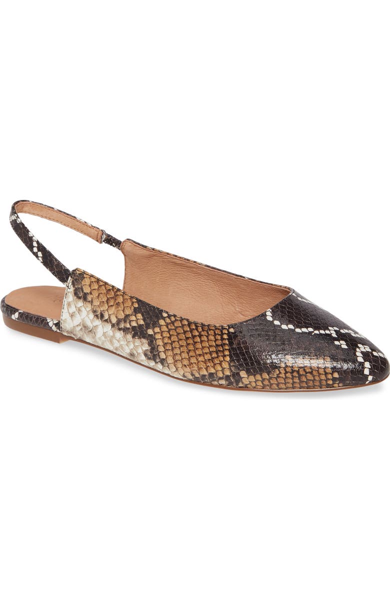 Madewell The Margot Slingback Flat, Main, color,