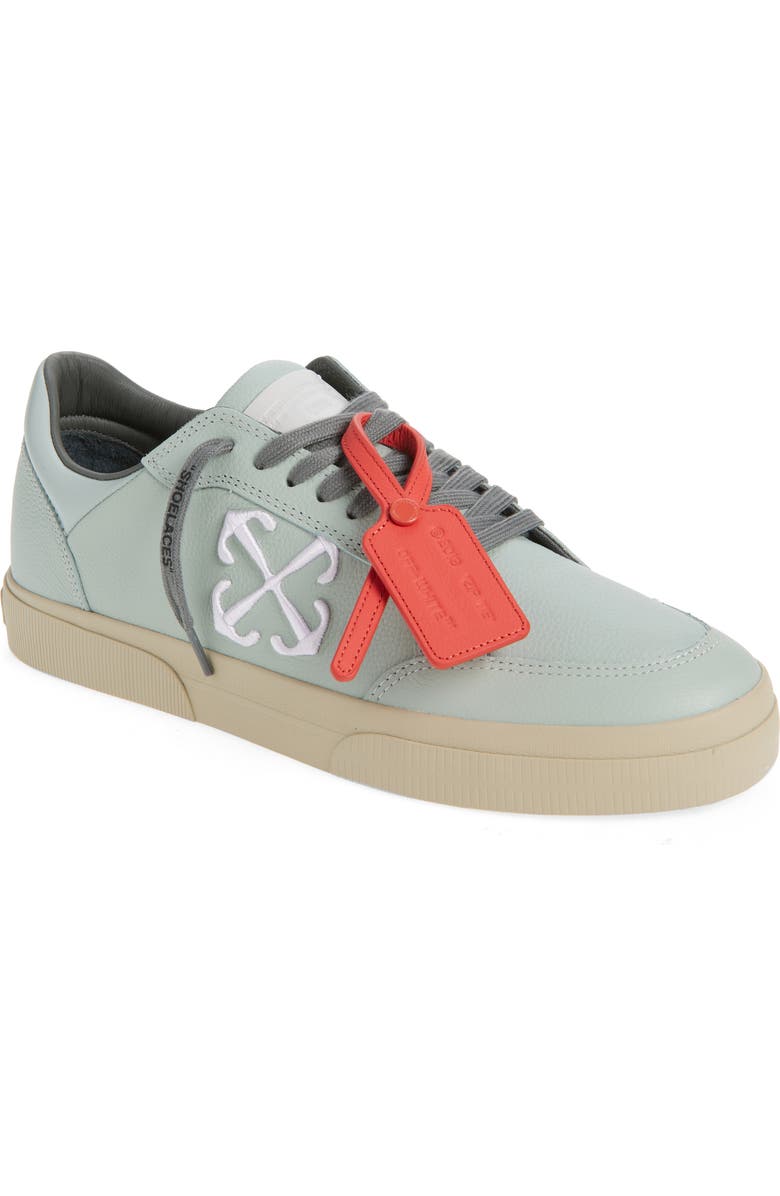 Off-White New Low Vulcanized Leather Sneaker, Main, color,