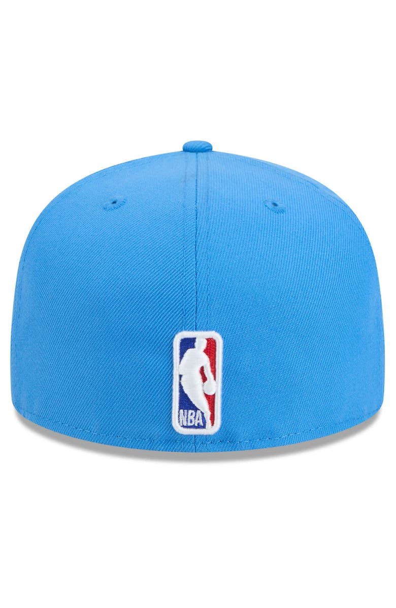 New Era Men's New Era Blue Milwaukee Bucks 2024/25 City Edition Alternate 59FIFTY Fitted Hat, Alternate, color,