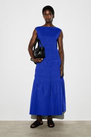 COS Tiered Gathered Midi Dress