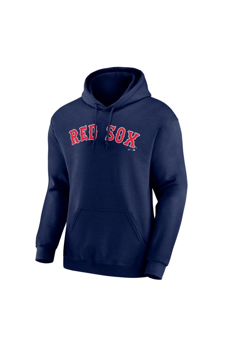 Logo Athletic Men's Logo Athletic Navy Boston Red Sox Wordmark Hoodie, Alternate, color, Navy