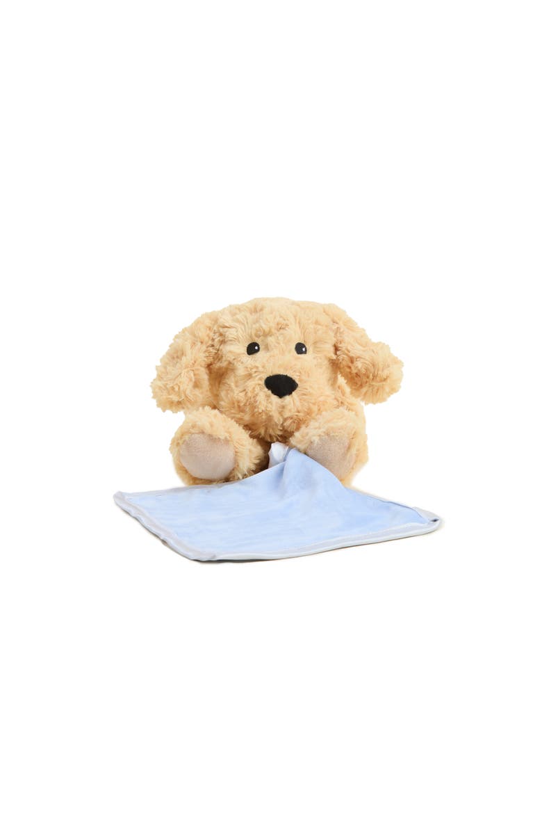 Warmies Dog Blanket Plush Toy, Alternate, color, Gold