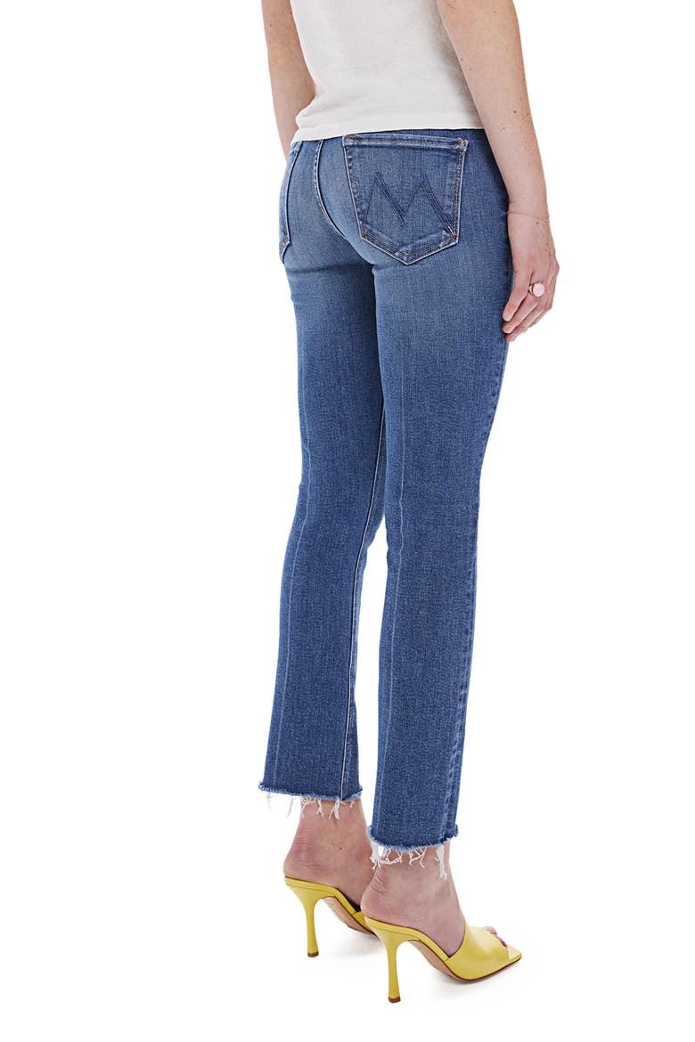 Dazzler Fray Hem Ankle Straight Leg Jeans, Alternate, color, OPPOSITES ATTRACT