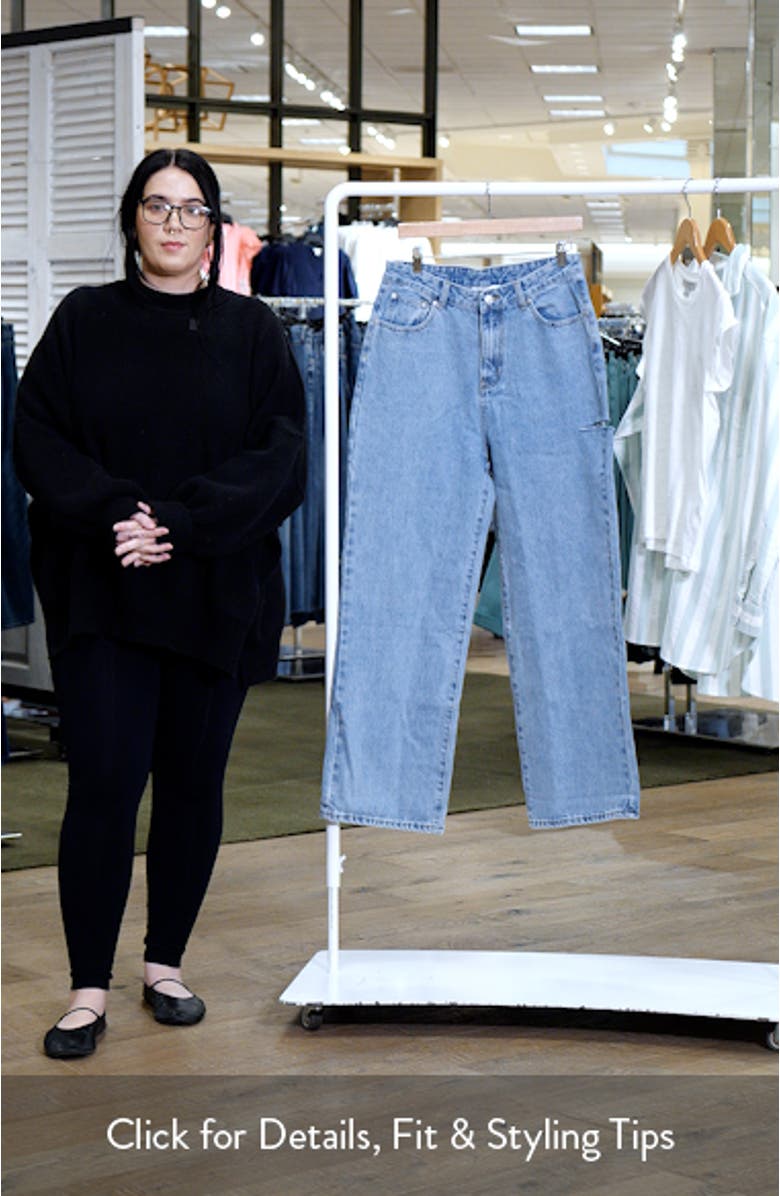 High Waist Cutout Detail Jeans, sales video thumbnail