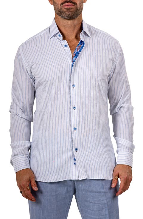 Fibonacci Marthy Contemporary Fit Button-Up Shirt