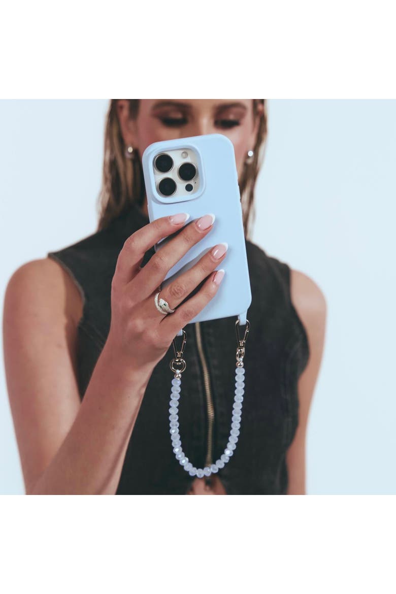 Luna Phone Chain, Alternate, color, Glacier Blue