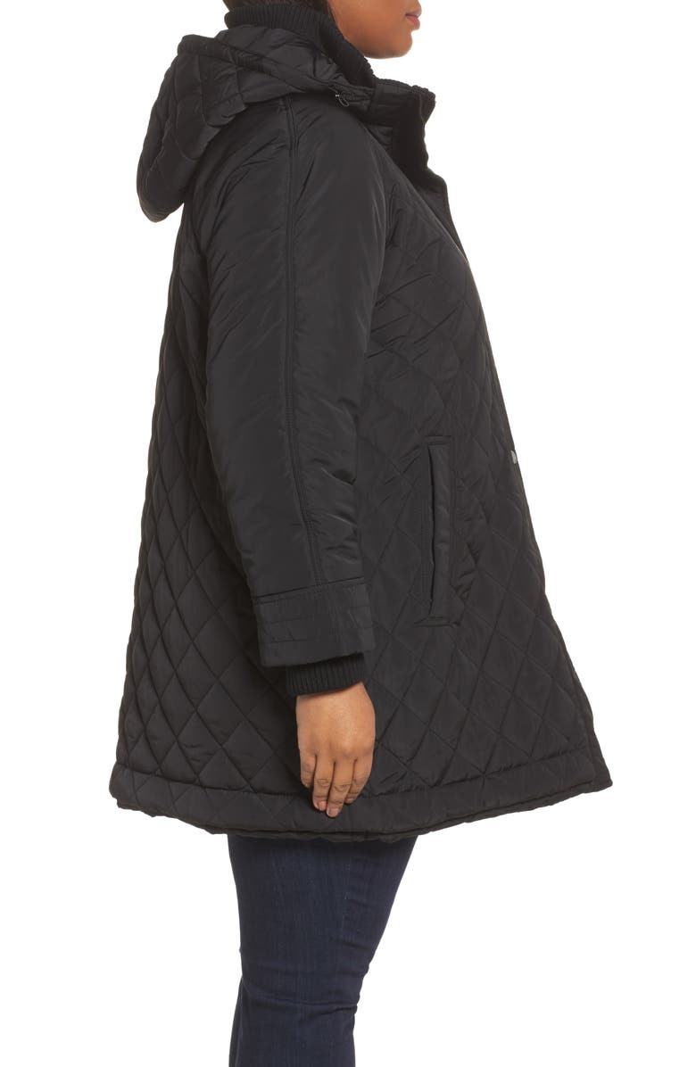 Gallery Quilted Hooded Jacket, Alternate, color,