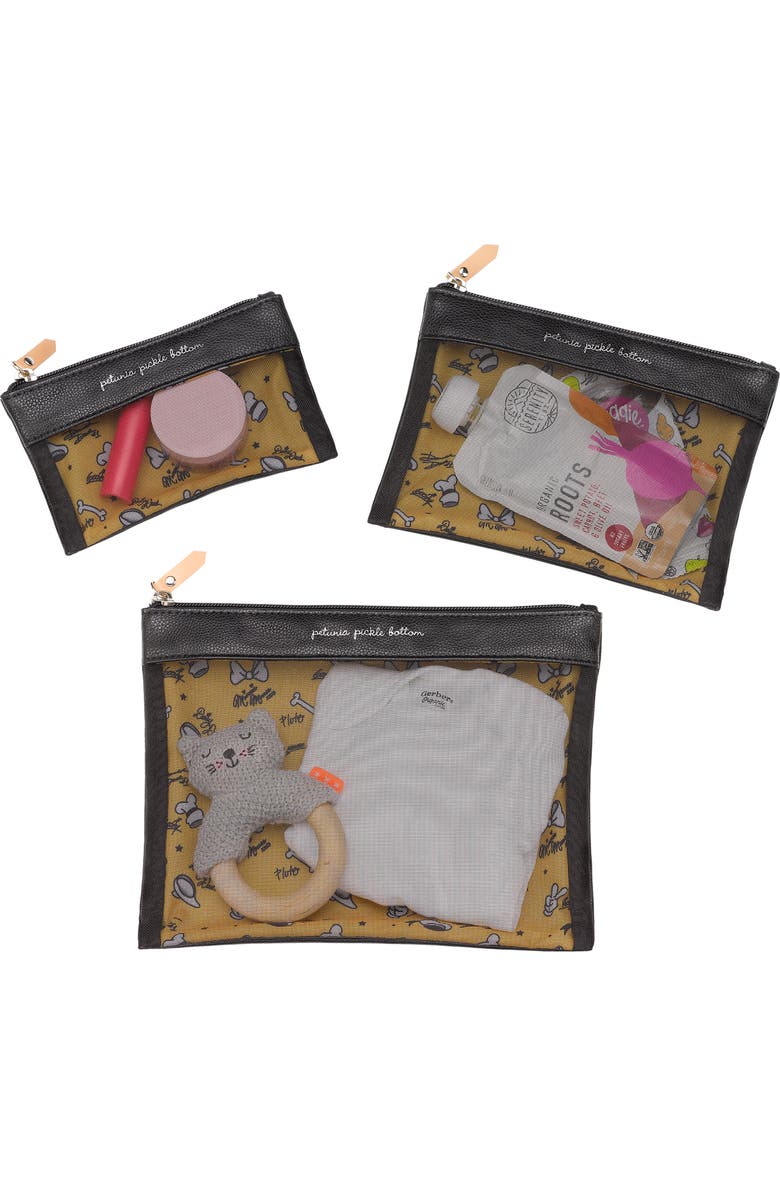 Petunia Pickle Bottom Disney Mickey Mouse 3-Piece Organizer Clutch Set, Alternate, color,