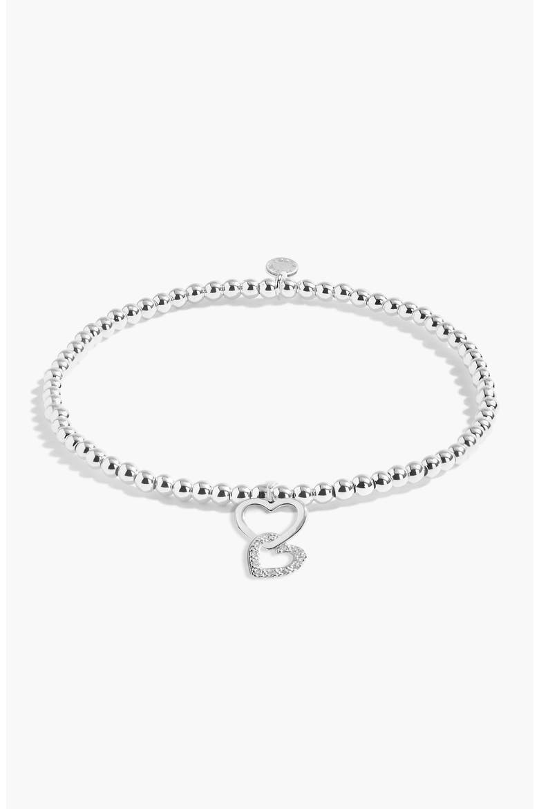A Little 'Mother And Daughter' Bracelet, Alternate, color, Silver Plated