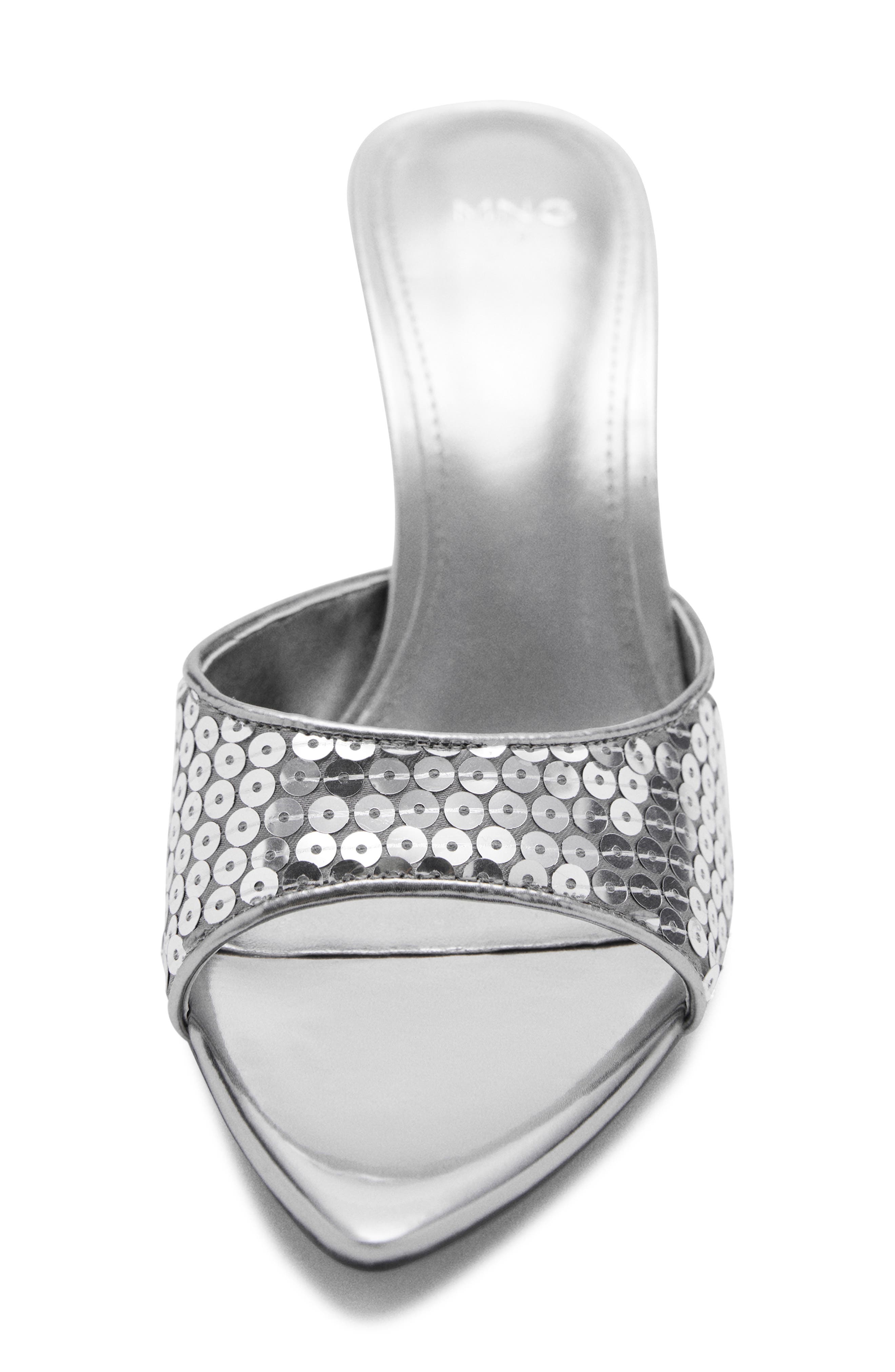 MANGO Pointed Toe Slide Sandal, Alternate, color, 