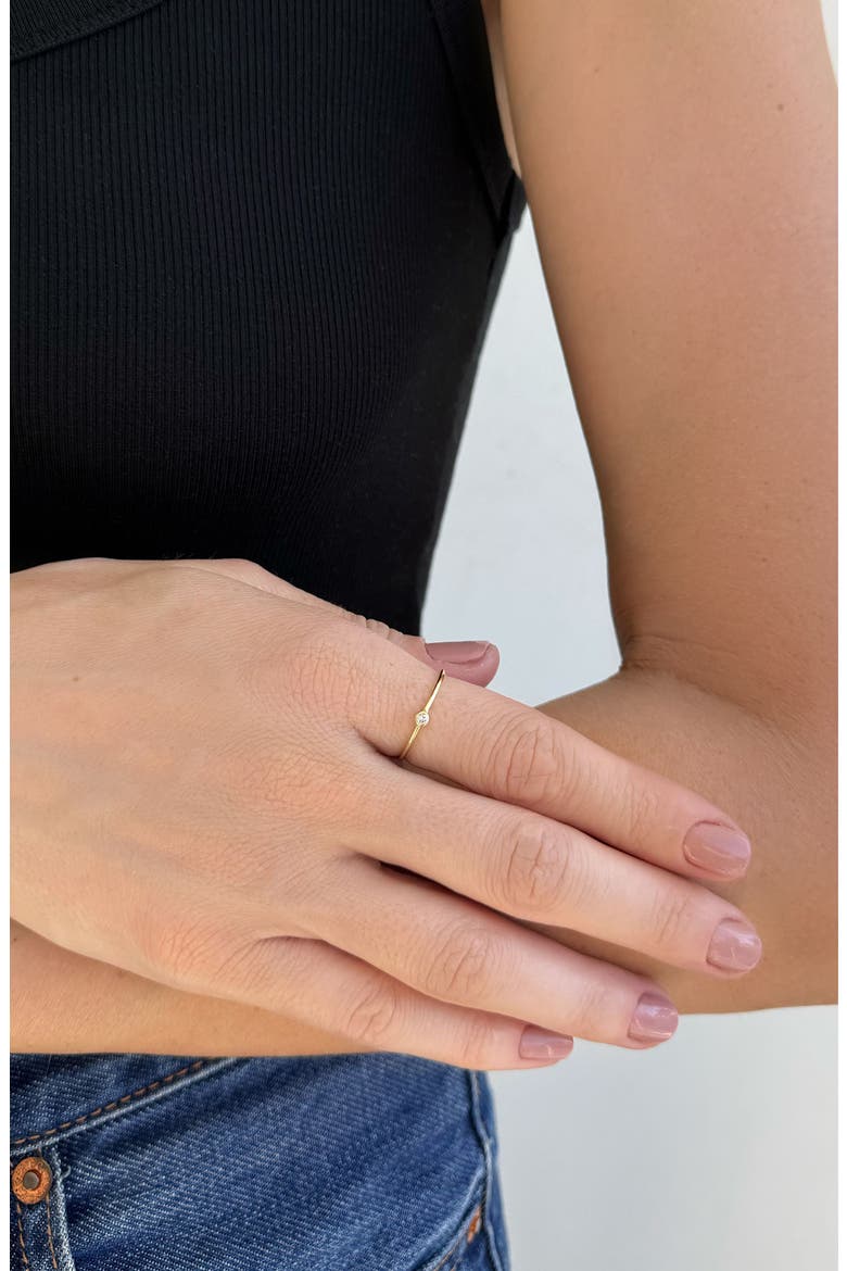 14K Diamond Ring, Alternate, color, GOLD