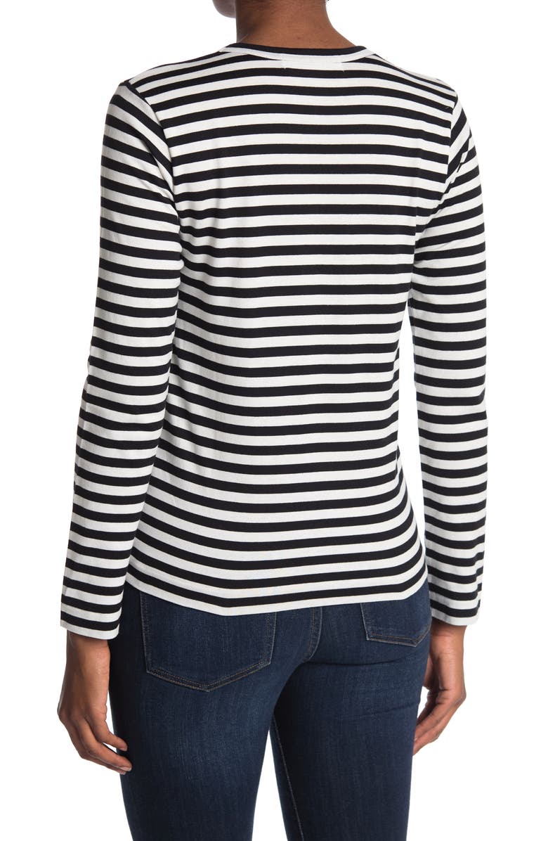 Comme des Garçons PLAY Stripe T-Shirt, Alternate, color, 