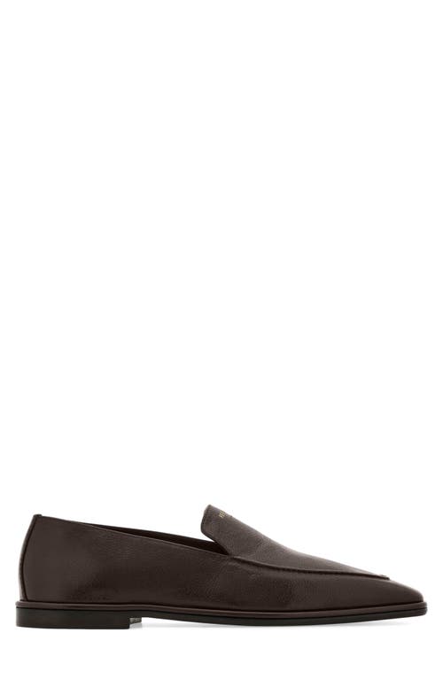 Ferragamo Apron Toe Loafer In T.moro