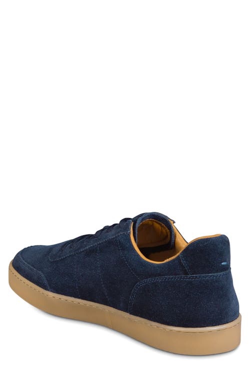 Allen Edmonds Men's Liam Leather Low-top Sneakers In Navy