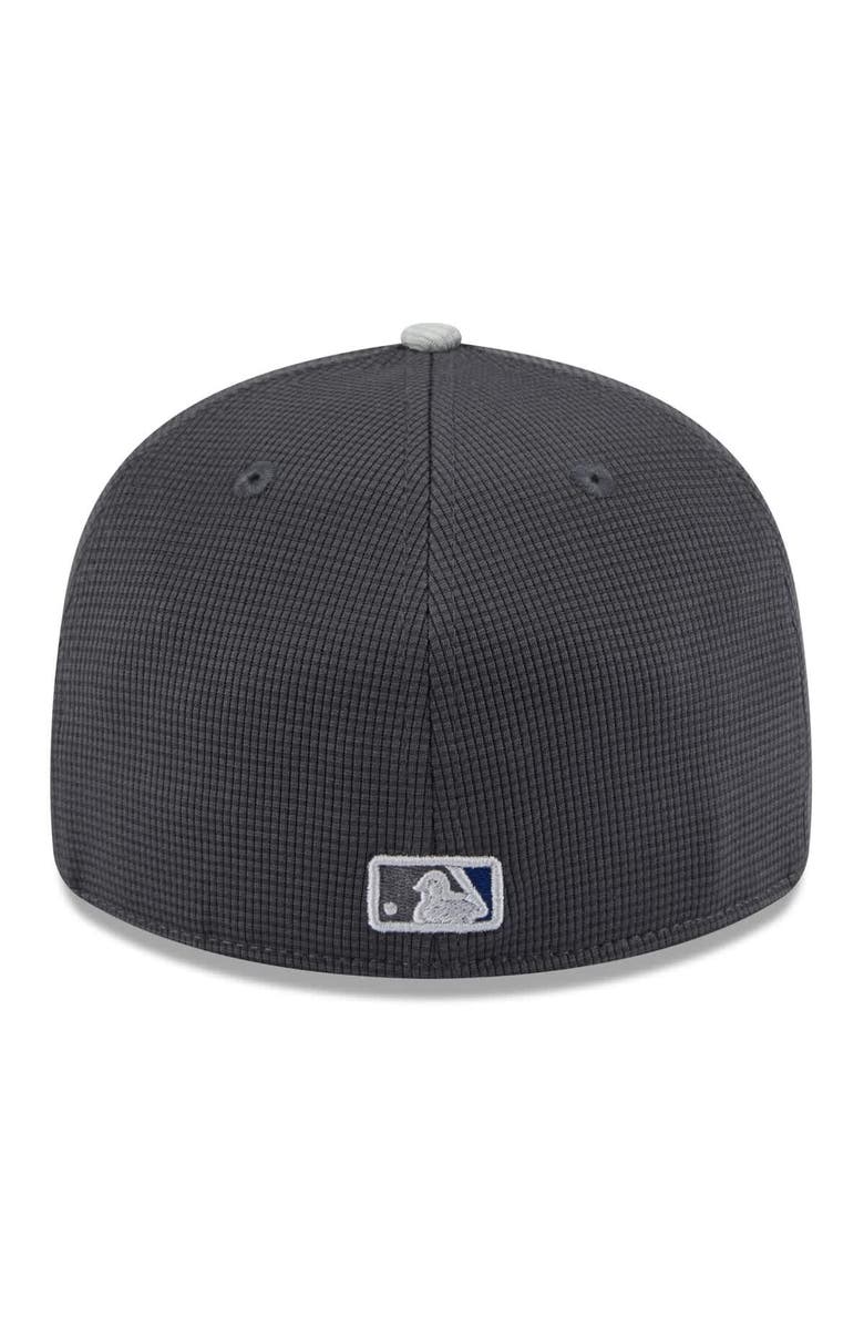 New Era Men's New Era  Gray/Royal Los Angeles Dodgers 2025 Batting Practice Low Profile 59FIFTY Fitted Hat, Alternate, color, 