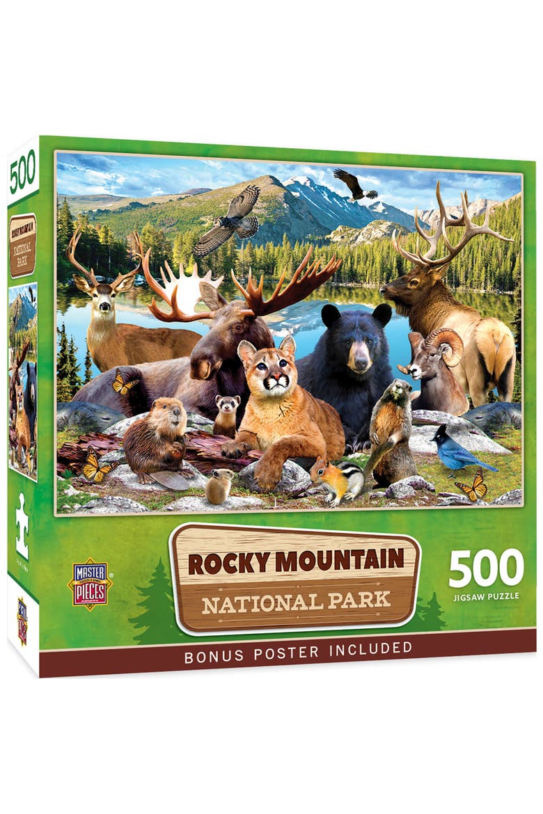 Rocky Mountain 500 Piece Puzzle, Main, color, Multicolor