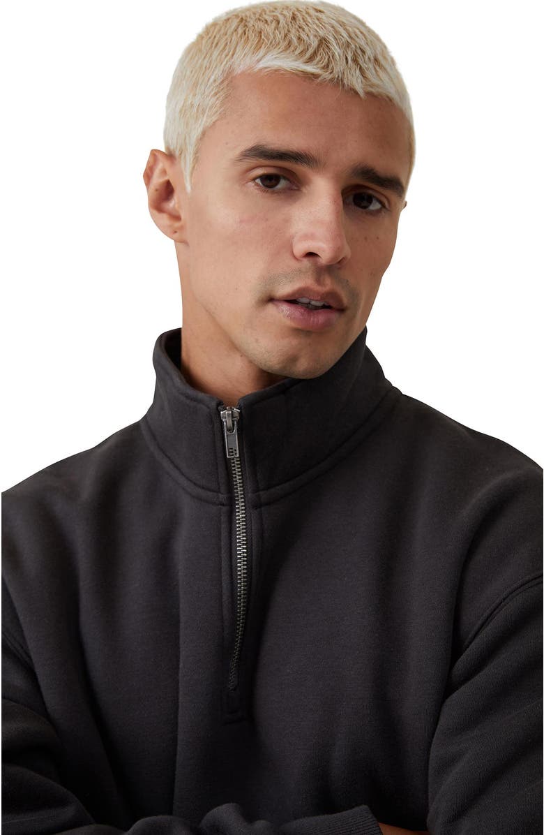 Cotton On Men's 1/4 Zip Fleece, Alternate, color, 