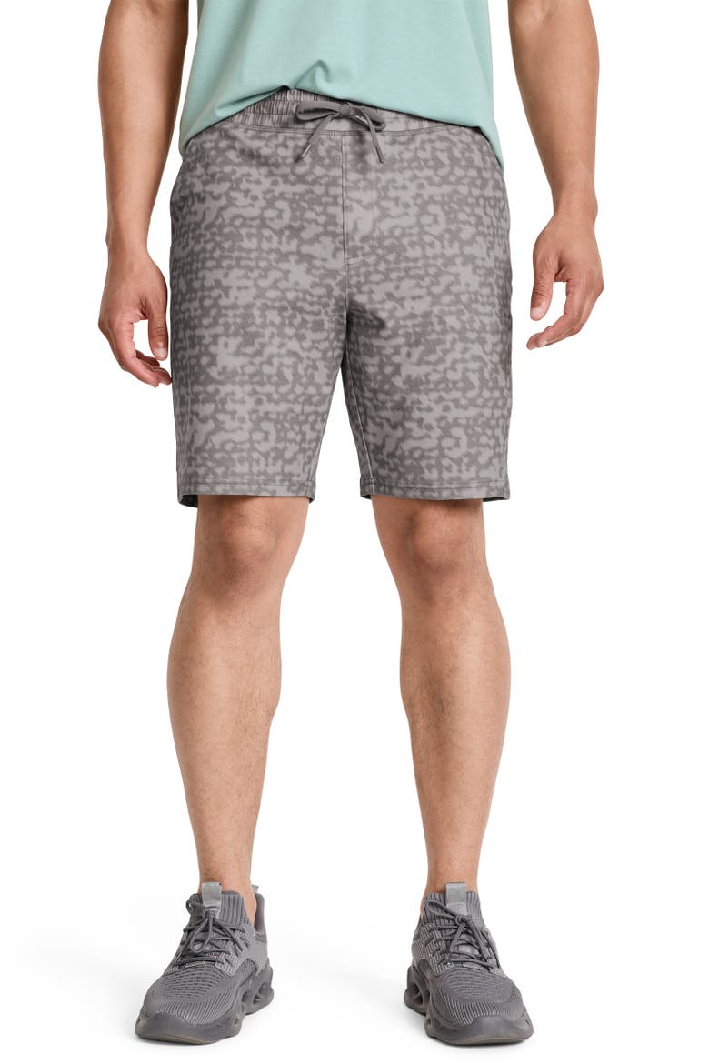 Mens EverActive 8.5" Knit Short, Main, color, Stumbling Stencils