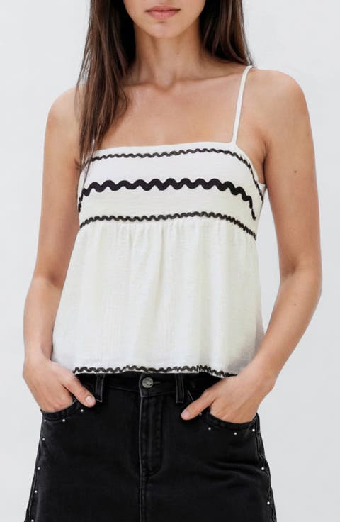 Rickrack Trim Camisole
