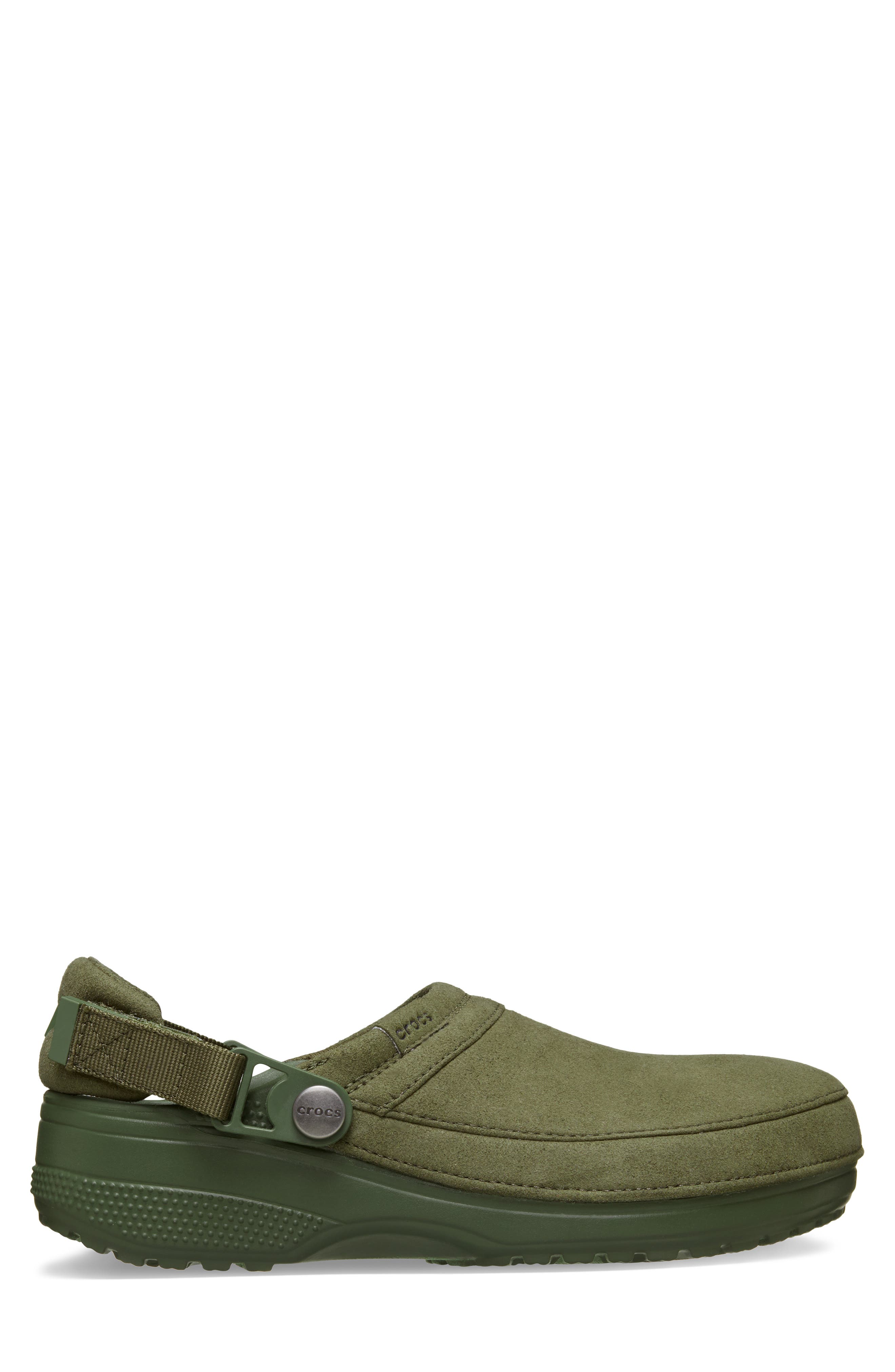 CROCS Classic Crafted Faux Suede Clog (Men) | Nordstromrack
