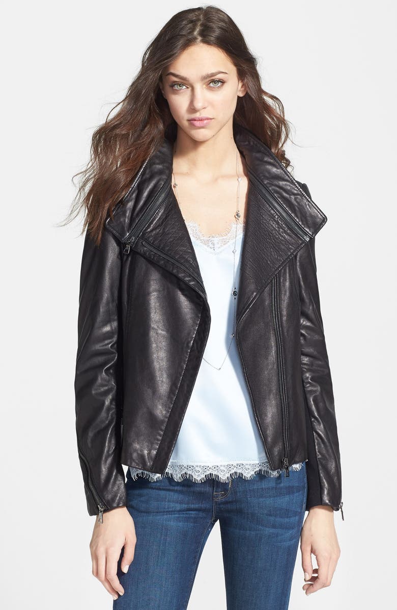 Sam Edelman Zip Detail Moto Jacket, Main, color, 