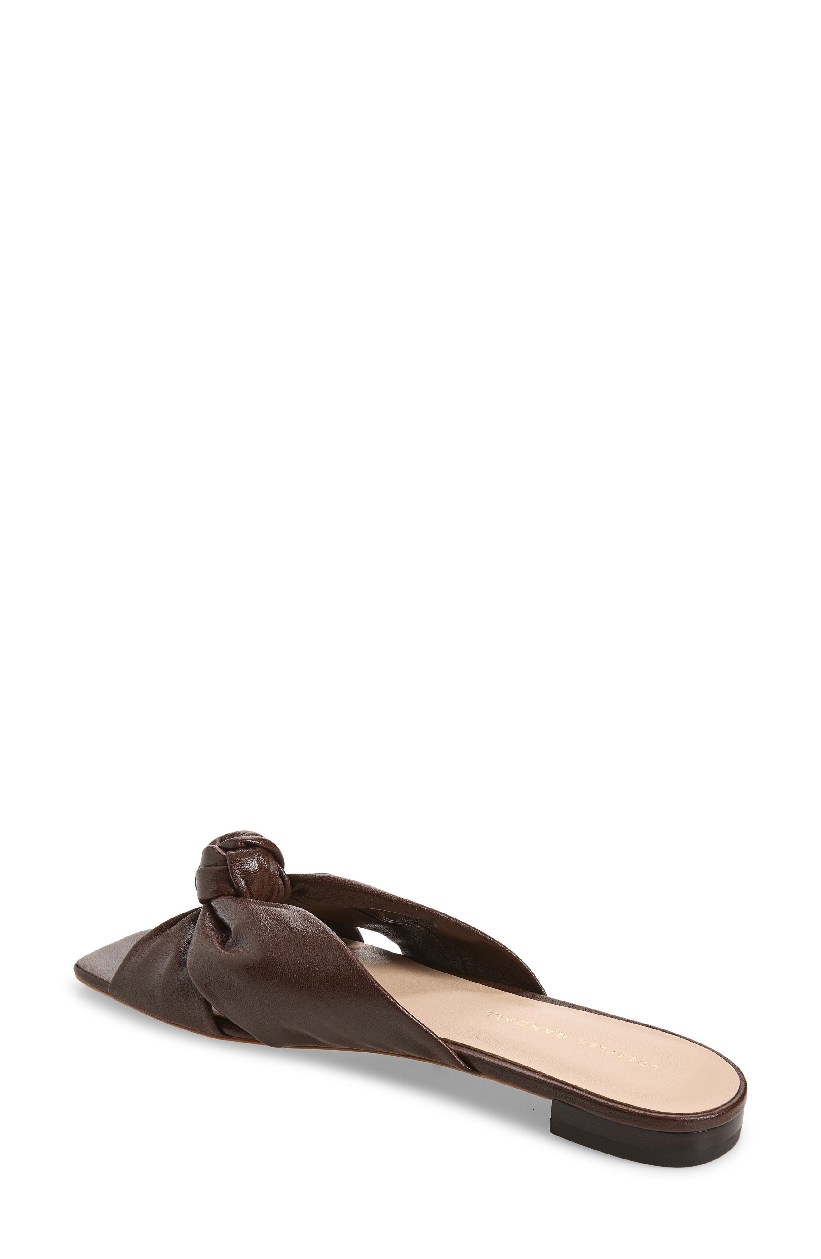 Claudette Mignon Knot Slide Sandal, Alternate, color, ESPRESSO