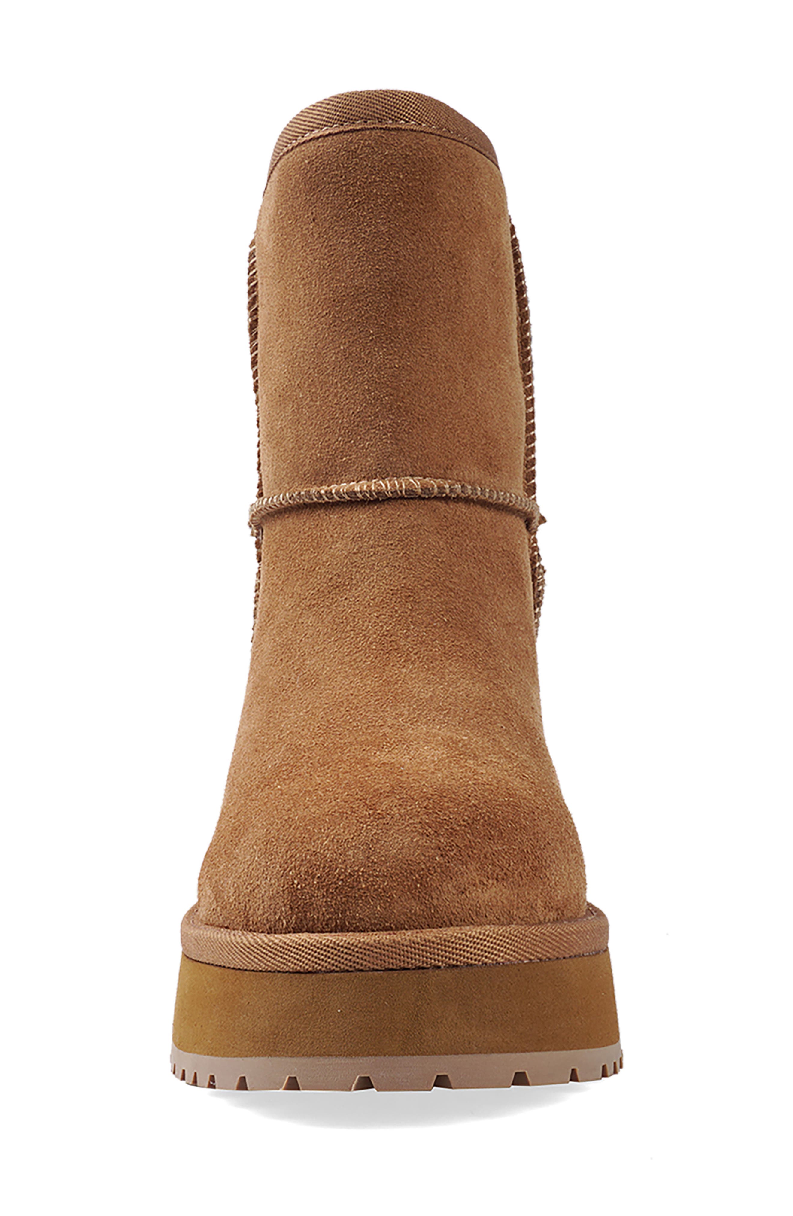 Luccia Platform Bootie, Alternate, color, NATURAL SUEDE