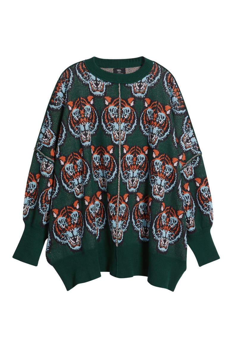 Wild Thing Oversize Sweater, Alternate, color, GREEN