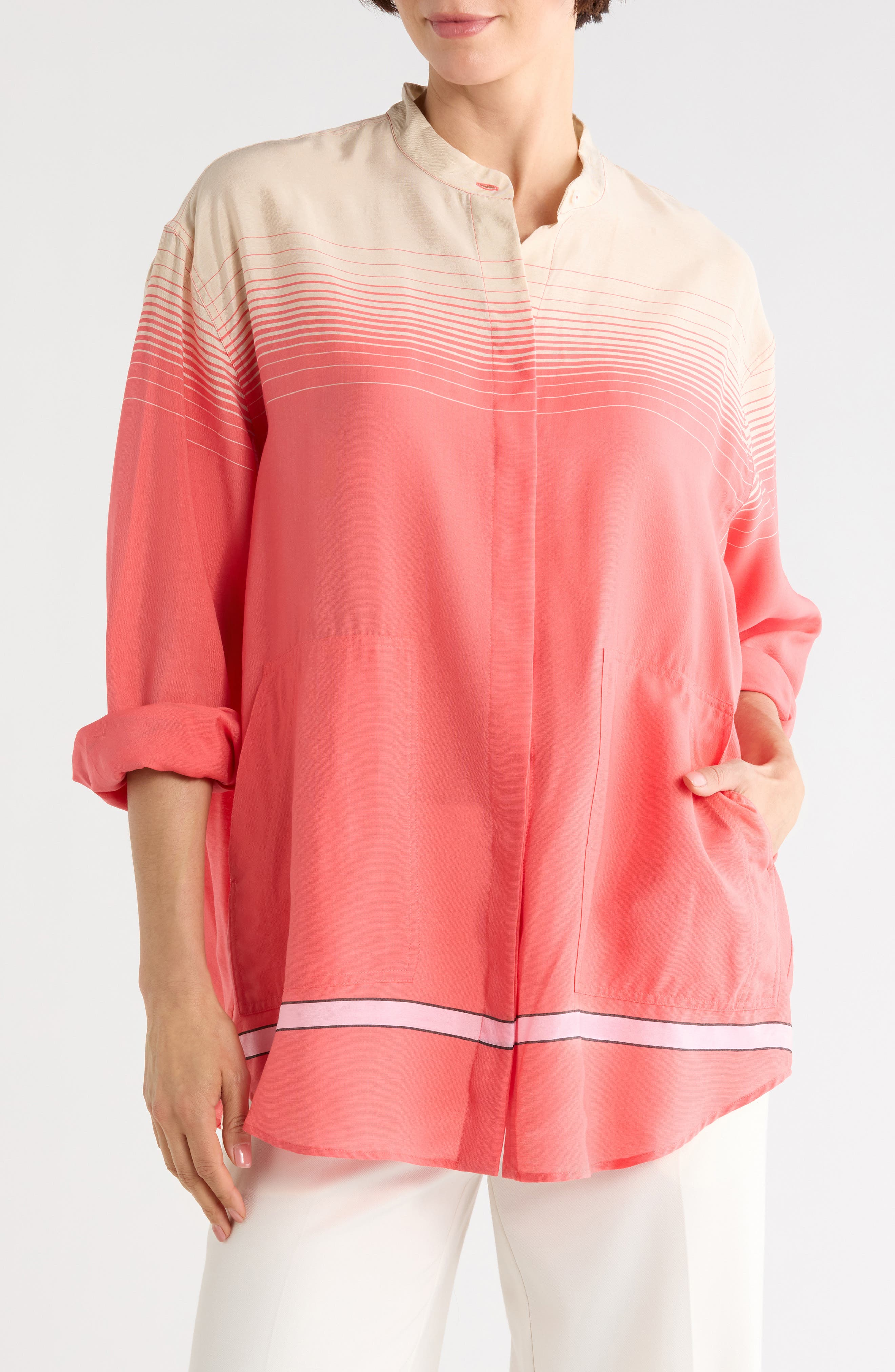 Longchamp Long Sleeve Tunic Top