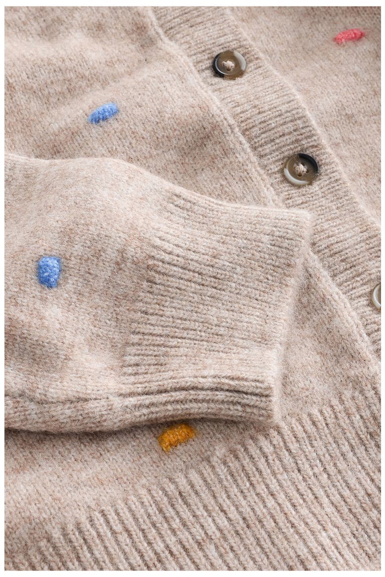 Kids' Pompom Knit Cardigan & Pants Set, Alternate, color, NEUTRAL