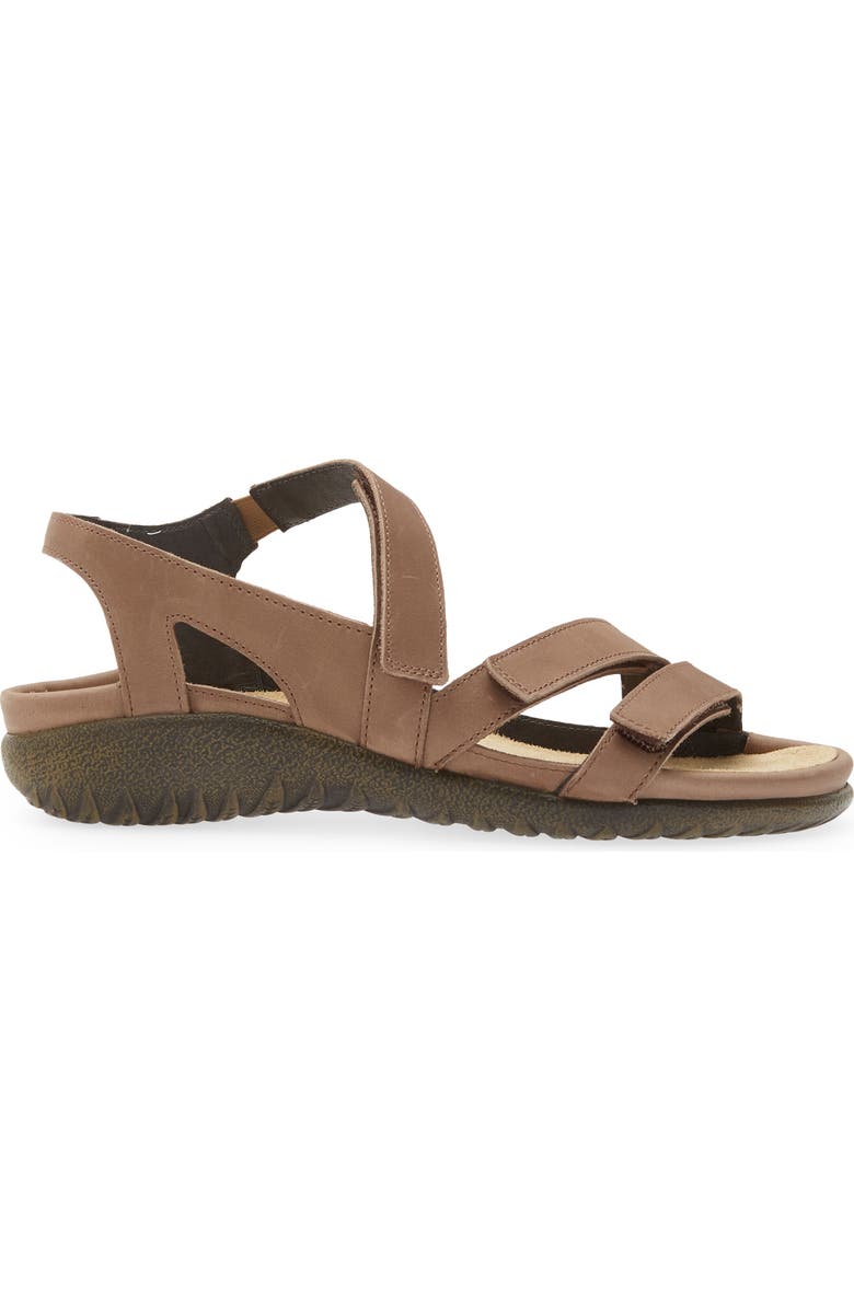 Naot Whetu Water Repellent Sandal, Alternate, color, Oily Bark Nubuck