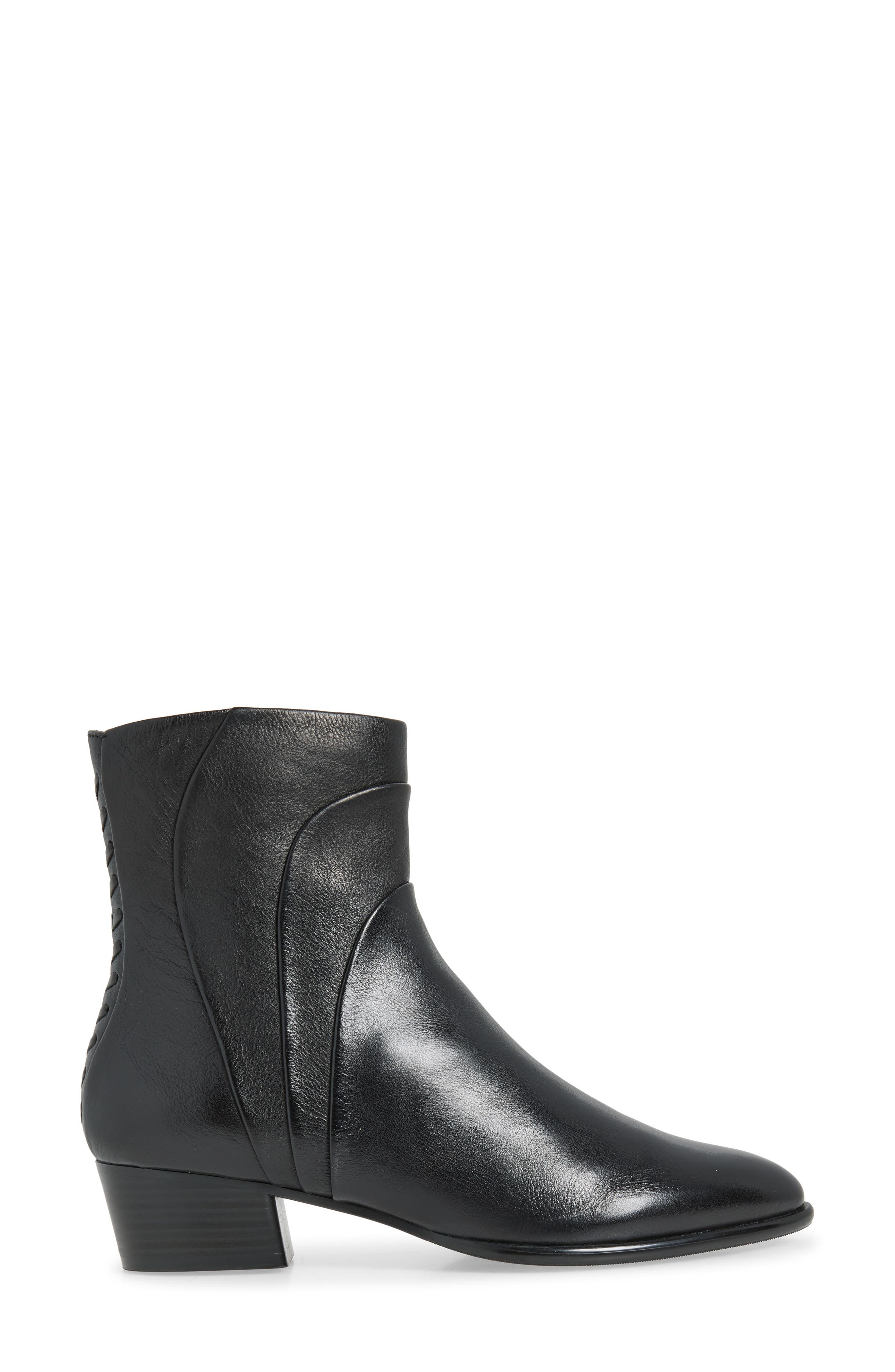Lori Leather Ankle Bootie, Alternate, color, SHADOW BLACK-7939