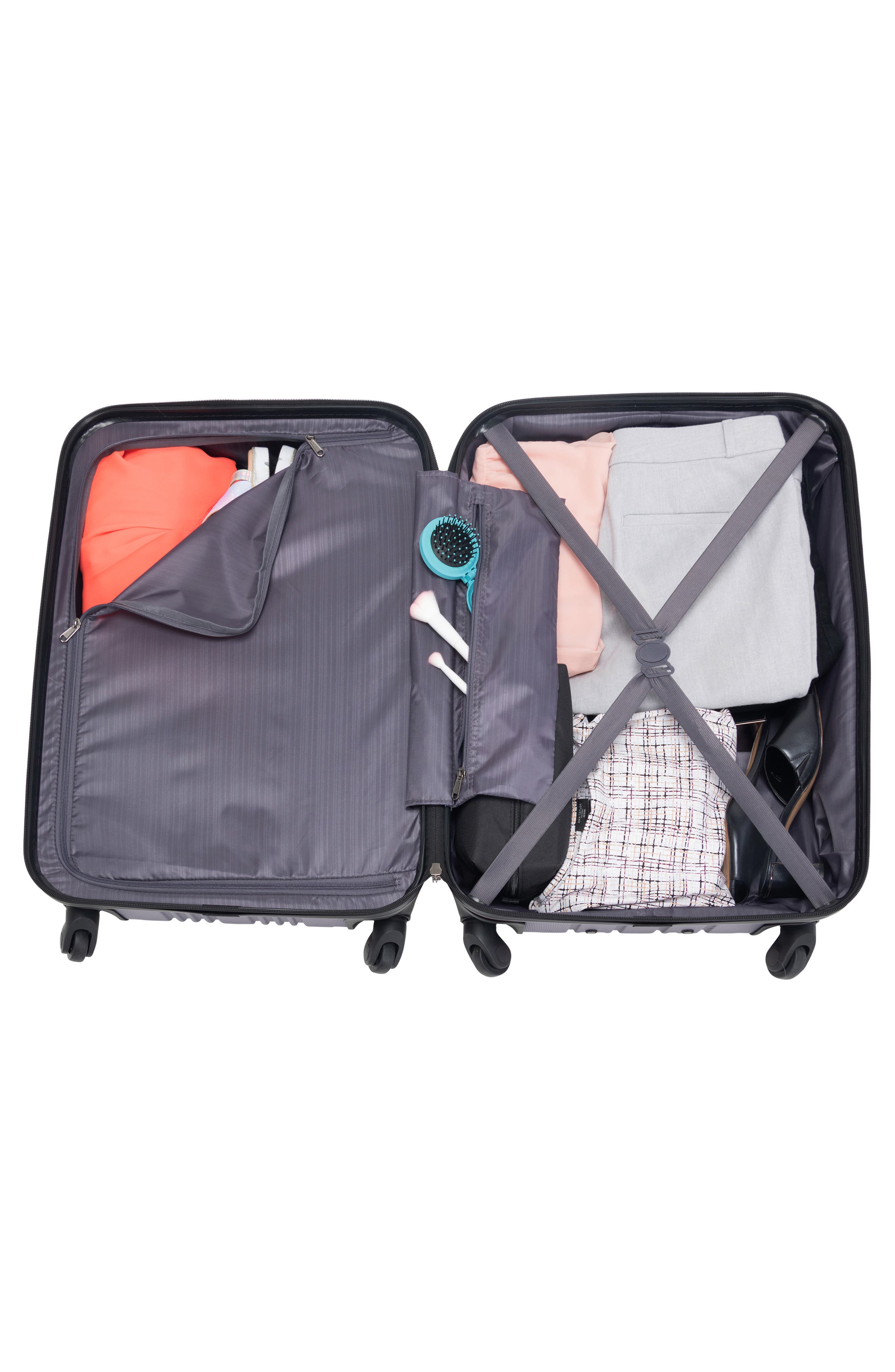 Kenneth Cole Out of Bounds Hardshell 24" Four-Wheel Spinner Suitcase, Alternate, color, Cobalt