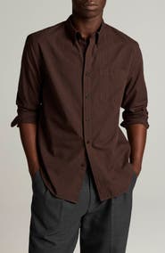 Vince Carnes Plaid Long Sleeve Button Down Shirt