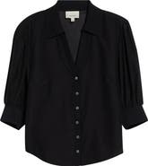 Cinq à Sept Weiley Silk Button-Up Shirt