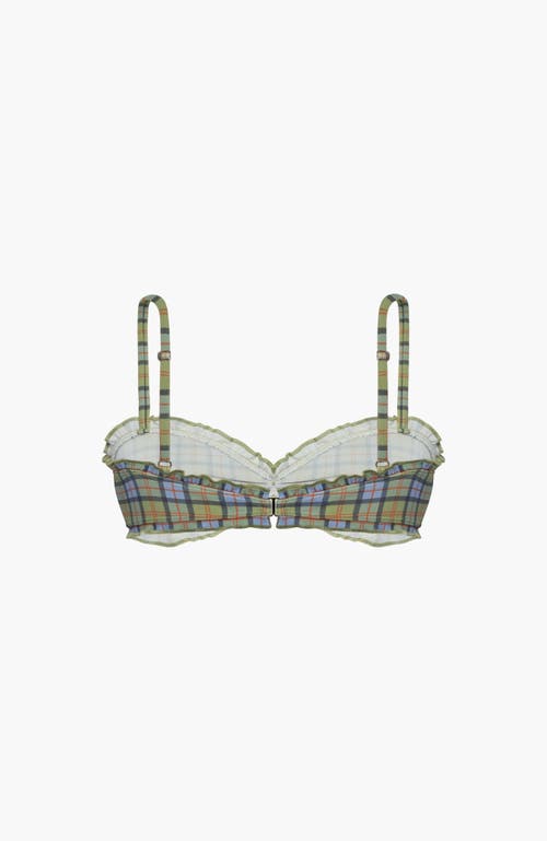 Oddli Bralette Bikini Top In Multi