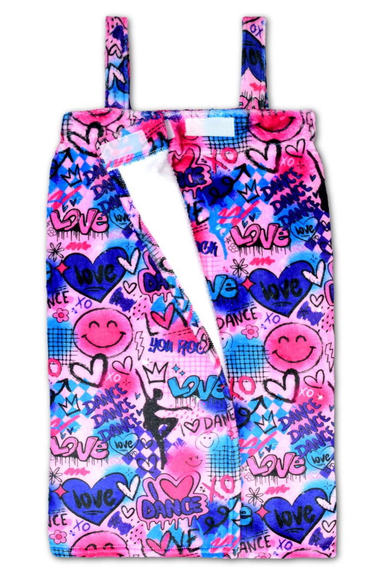 Kids' Corey Paige I Love Dance Spa Wrap, Alternate, color, MULTI