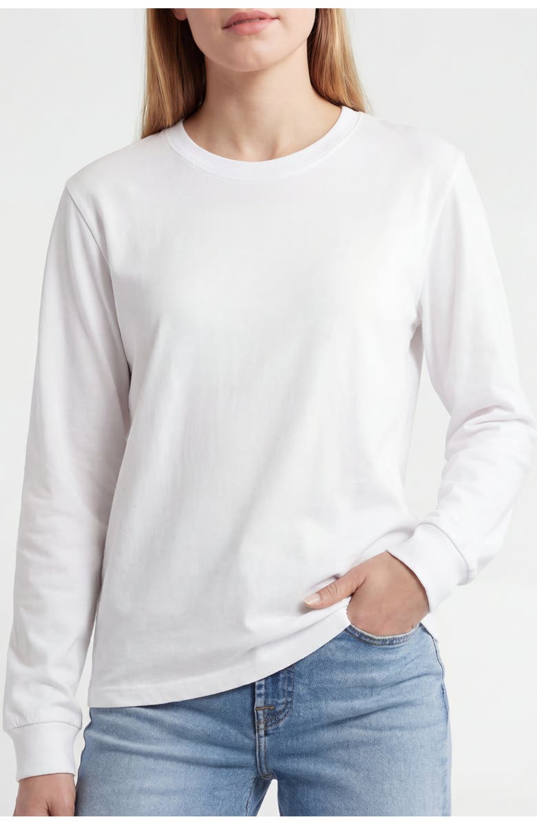 Solomon & Sage Women's S & G Classic Sweatshirt, Main, color, White