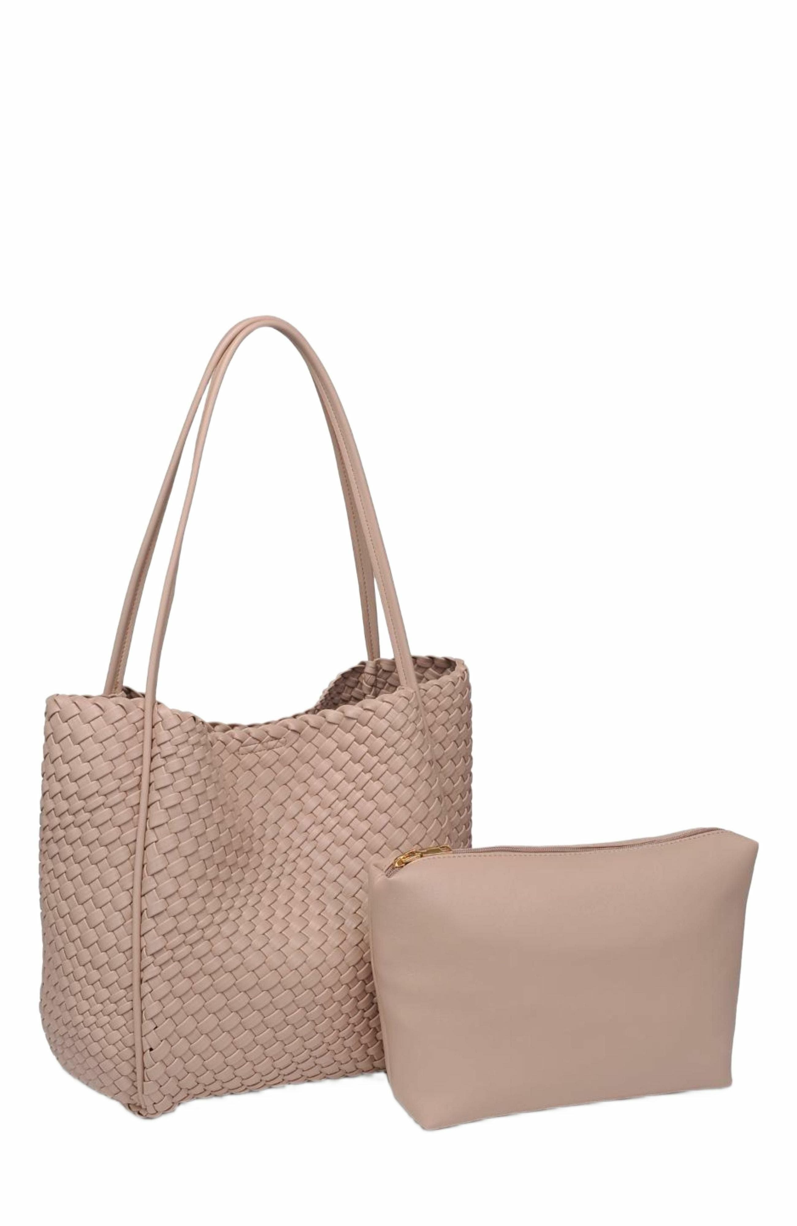 MODA LUXE Gladys Tote, Alternate, color, Nude