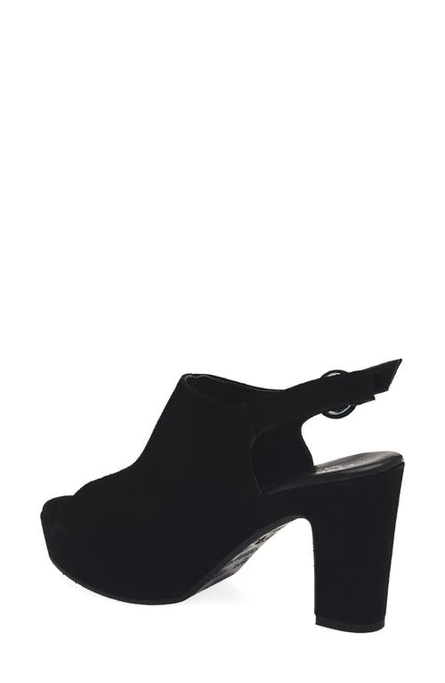 Cordani Tess Slingback Platform Sandal In Black