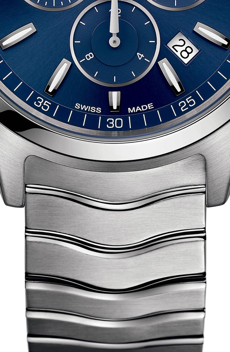 EBEL Wave Chronograph Bracelet Watch, 42mm, Alternate, color,