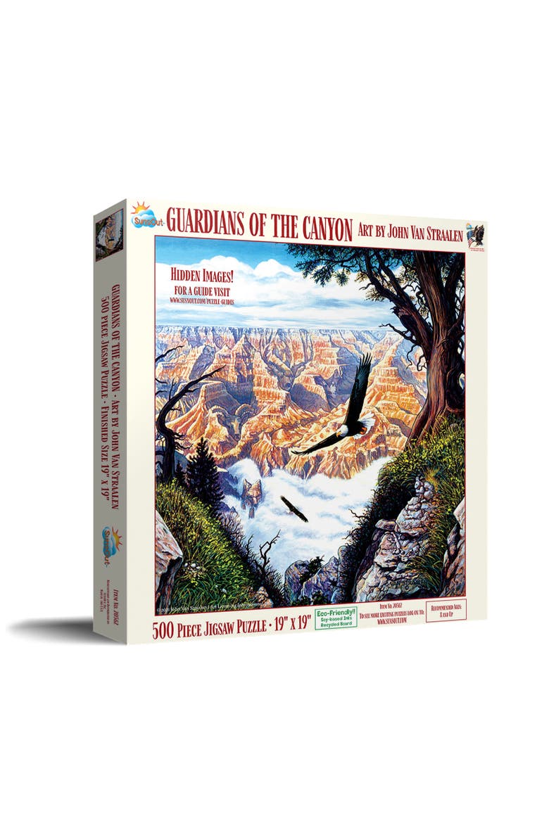Guardians of the Canyon 500 piece Jigsaw Puzzle for Adults, Main, color, Multicolor