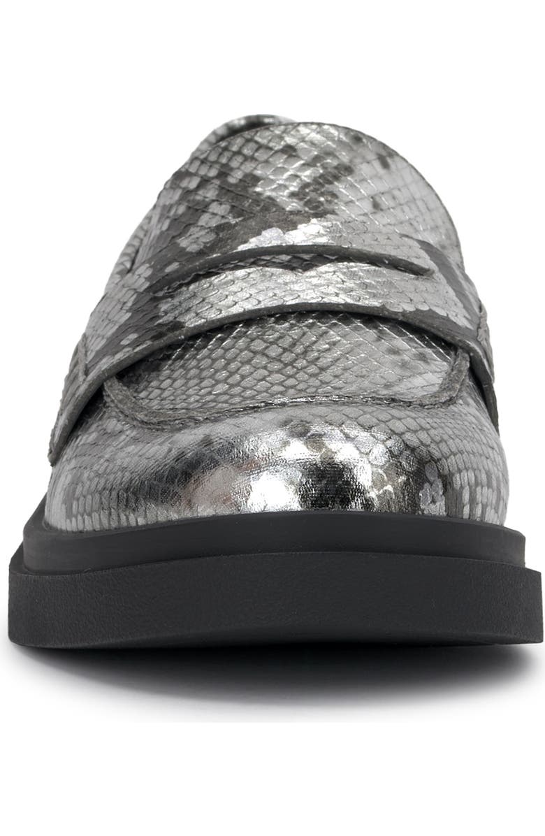 Jessica Simpson Xuris Platform Penny Loafer, Alternate, color, Chrome