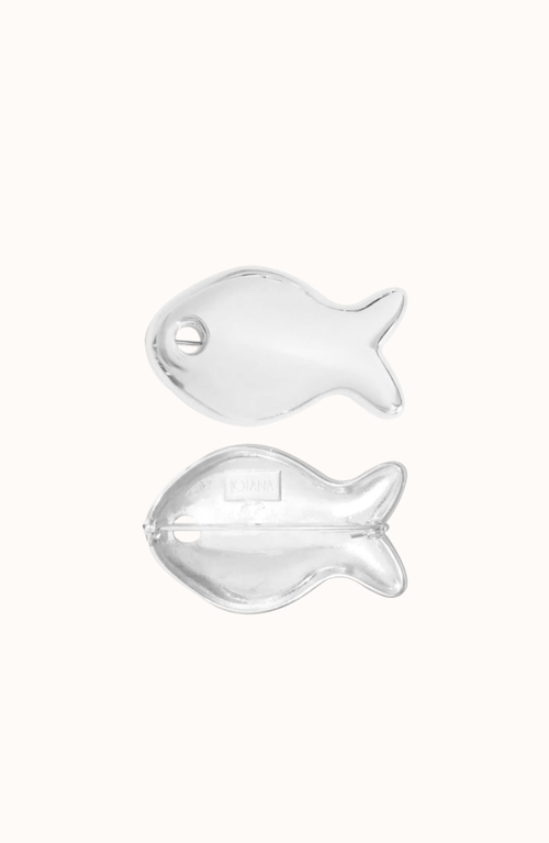 Joiana Jewelry Fishie Brooch In Metallic