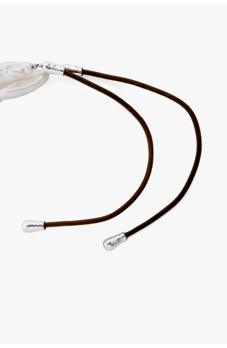 TUTTI Baroque Pearl Necklace, Alternate, color, Silver